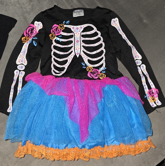 SPIRIT Baby Sweet Skeleton Day of the Dead Halloween Costume 12-18 M 12 18 Month - Picture 9 of 14